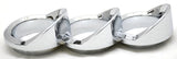 Trio Gauge Cover for 579 Peterbilt 2010-16 Right Vertical Chrome UP#41755