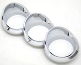 Trio Gauge Cover for 579 Peterbilt 2010-16 Right Vertical Chrome UP#41755