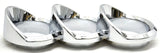 Trio Gauge Cover for 579 Peterbilt 2010-16 Right Vertical Chrome UP#41755