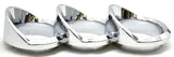 Trio Gauge Cover for 579 Peterbilt 2010-16 Right Vertical Chrome UP#41755