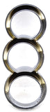Trio Gauge Cover for 579 Peterbilt 2010-16 Right Vertical Chrome UP#41755