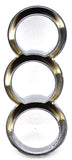 Trio Gauge Cover for 579 Peterbilt 2010-16 Right Vertical Chrome UP#41755