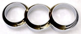 Trio Gauge Cover for 579 Peterbilt 2010-16 Right Vertical Chrome UP#41755