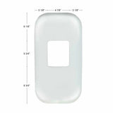 Gear Shifter Plate Cover for Peterbilt 386 389 587 579 Chrome Plastic UP#41787