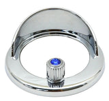 Clock Bezel w/Visor for Freightliner Coronado Columbia Blue 2-9/16" UP#41925
