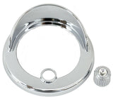 Clock Bezel w/Visor for Freightliner Century Columbia Clear 2-9/16" UP#41926