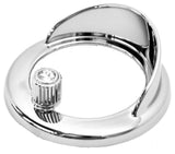 Clock Bezel w/Visor for Freightliner Century Columbia Clear 2-9/16" UP#41926
