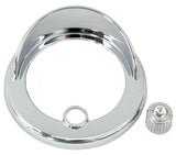 Clock Bezel w/Visor for Freightliner Century Columbia Clear 2-9/16" UP#41926