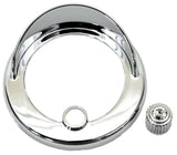 Clock Bezel w/Visor for Freightliner Century Columbia Clear 2-9/16" UP#41926