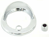 Clock Bezel w/Visor for Freightliner Century Purple Jewel 2 7/16" UP#41928