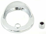 Clock Bezel w/Visor for Freightliner Century Purple Jewel 2 7/16" UP#41928