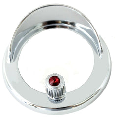 Clock Bezel w/Visor for Freightliner Coronado Columbia Red Jewel 2-7/16 UP#41929