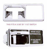 Guarded Toggle Switch Trims for Older Freightliner 3-3/8 x 1-1/2 UP41938-3 Pack