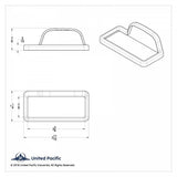Switch Guard Trims Rocker for 2008-2017 Freightliner Cascadia UP#41939-3 Pack