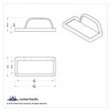 Switch Guard Trims Rocker for 2008-2017 Freightliner Cascadia UP#41939-3 Pack