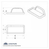Switch Guard Trims Rocker for 2008-2017 Freightliner Cascadia UP#41939-3 Pack
