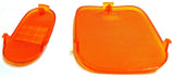 Dome light lens amber plastic for Freightliner Century Columbia Coronado 2006+