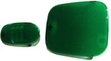 Dome light lens set green plastic for Freightliner Century Columbia Coronado 06+
