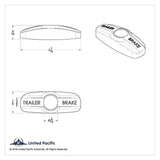 Trailer Brake Handle Cover for Freightliner Columbia 2001-2017 Blue UP#41992