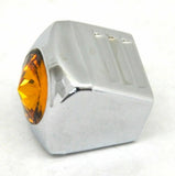 A/C Heater Slider Knobs HVAC Amber Jewel Ch Plastic 3/4" Tall UP#42030 Set of 3