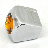 A/C Heater Slider Knobs HVAC Amber Jewel Ch Plastic 3/4" Tall UP#42030 Set of 3
