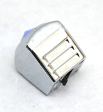 A/C Heater Slider Knobs Universal Fit Blue Jewel Plastic UP#42031 Set of 3