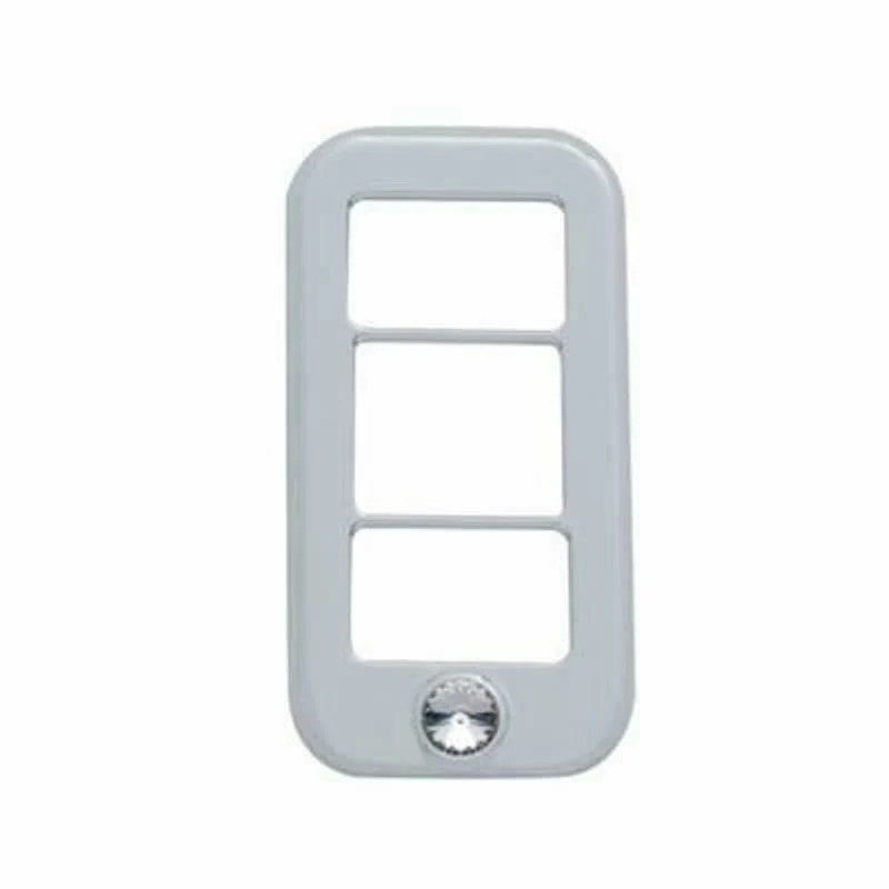 UP Rocker Switch Trim for Freightliner with 3 Holes Clear Jewel #42042 Set of 3