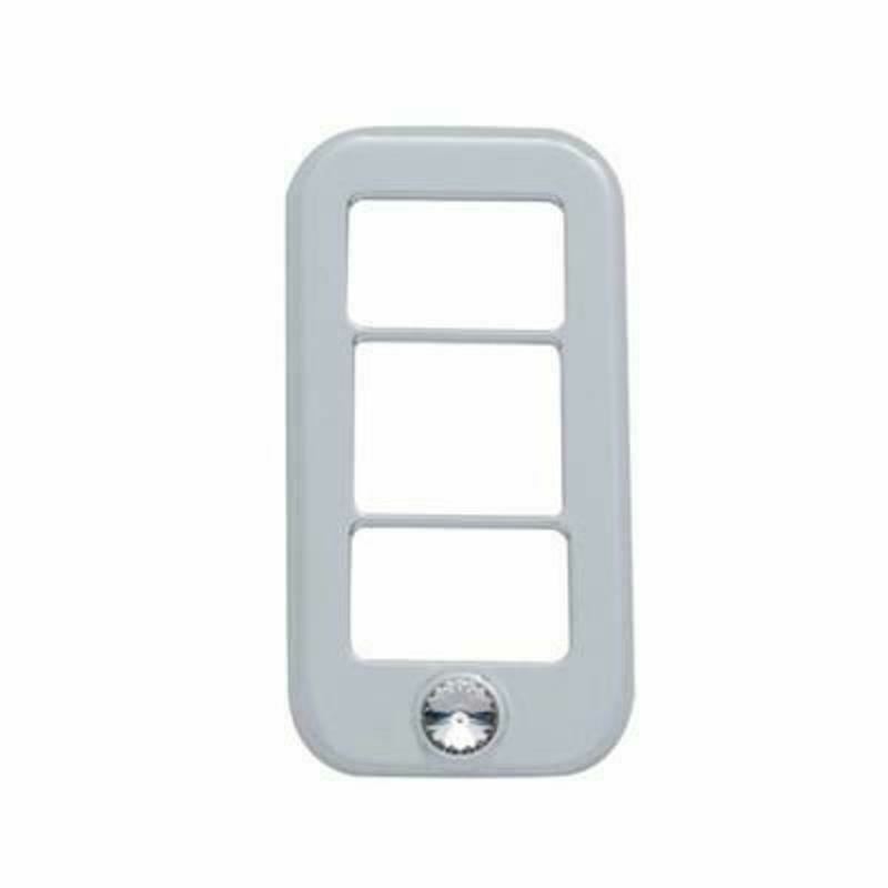 UP Rocker Switch Trim for Freightliner with 3 Holes Clear Jewel #42042 Set of 3