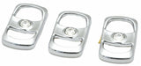 UP Rocker Switch Covers for Freightliner Clear Jewel Plastic #42051 Set of 3