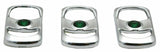 UP Rocker Switch Covers for Freightliner Green Jewel Plastic #42052 Set of 3