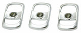 UP Rocker Switch Covers for Freightliner Smoke/Gray Jewel Plstic #42055 Set of 3