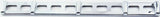 Push Button Panel Cover Chrome Plastic for Freightliner 10 1/4" Wide Tape Mount