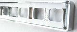 Push Button Panel Cover Chrome Plastic for Freightliner 10 1/4" Wide Tape Mount
