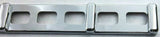 Push Button Panel Cover Chrome Plastic for Freightliner 10 1/4" Wide Tape Mount