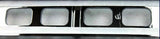 Push Button Panel Cover Chrome Plastic for Freightliner 10 1/4" Wide Tape Mount