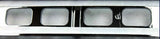 Push Button Panel Cover Chrome Plastic for Freightliner 10 1/4" Wide Tape Mount