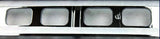 Push Button Panel Cover Chrome Plastic for Freightliner 10 1/4" Wide Tape Mount