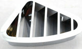 A/C Heater Vent HVAC Drivers Side for Peterbilt 2000-05 Chrome Plastic HTS#4317