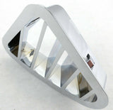 A/C Heater Vent HVAC Drivers Side for Peterbilt 2000-05 Chrome Plastic HTS#4317