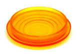 HTS Dome Light Lens for Peterbilt 2000-05 Round 1 9/16 Amber Plastic #4334A Pair