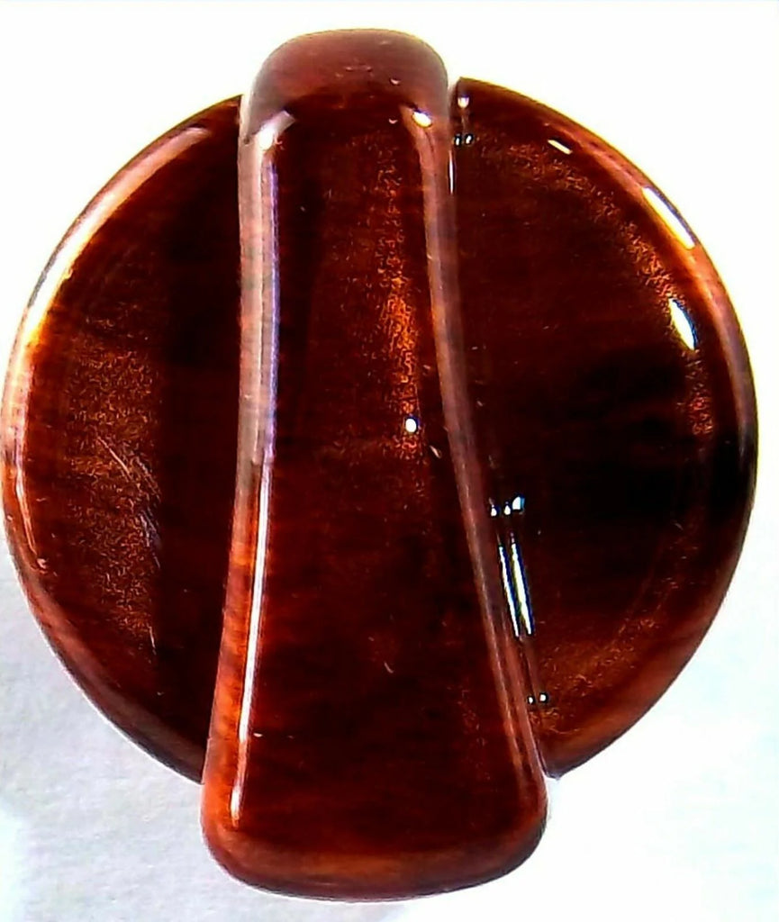 knob A/C heater air control wood grain plastic fits Peterbilt 1995-2005 EA.