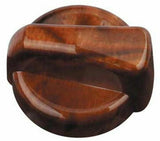 knob A/C heater air control wood grain plastic fits Peterbilt 1995-2005 EA.