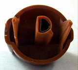knob A/C heater air control wood grain plastic fits Peterbilt 1995-2005 EA.