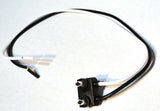 HTS Marker Clearance Light Pigtail 2 Prong Straight Molded Plug 12" #4440 Pair