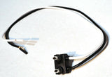 HTS Marker Clearance Light Pigtail 2 Prong Straight Molded Plug 12" #4440 Pair