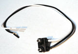 HTS Marker Clearance Light Pigtail 2 Prong Straight Molded Plug 12" #4440 Pair