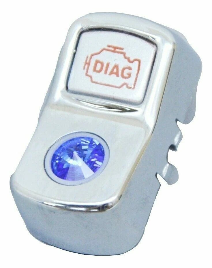 UP Rocker Switch Actuator Cover Diagnostic for Peterbilt 2006+ Blue Jewel #45067