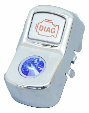 UP Rocker Switch Actuator Cover Diagnostic for Peterbilt 2006+ Blue Jewel #45067
