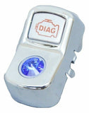UP Rocker Switch Actuator Cover Diagnostic for Peterbilt 2006+ Blue Jewel #45067