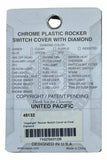 UP Rocker Switch Actuator Cover Diagnostic for Peterbilt 2006 Green Jewel #45069